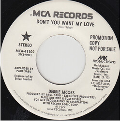 Debbie Jacobs Don't You Want My Love Vinyl 7" USED