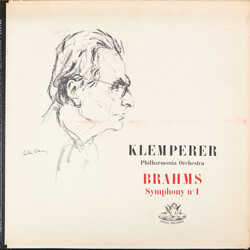Johannes Brahms / Otto Klemperer / Philharmonia Orchestra Symphony No. 1 In C Minor, Op. 68 Vinyl LP USED
