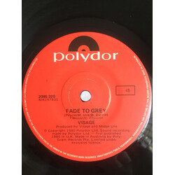 Visage Fade To Grey Vinyl 7" USED