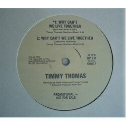 Timmy Thomas / The Whispers Why Can't We Live Together / Innocent Vinyl 12" USED