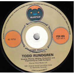 Todd Rundgren Time Heals Vinyl 7" USED