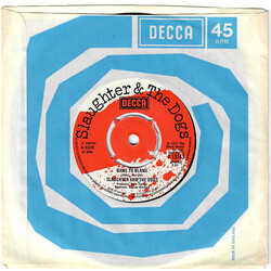 Slaughter And The Dogs Dame To Blame / Johnny T Vinyl 7" USED