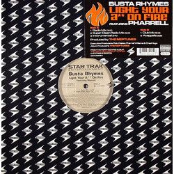 Busta Rhymes / Pharrell Williams Light Your Ass On Fire Vinyl 12" USED