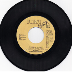 Airplay (4) It Will Be Alright Vinyl 7" USED