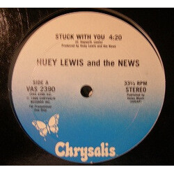 Huey Lewis & The News Stuck With You Vinyl 12" USED