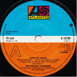 Spinners Wake Up Susan USED VINYL 7INCH 45 RPM SINGLE