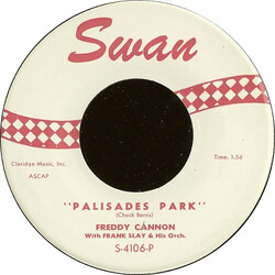 Freddy Cannon Palisades Park Vinyl 7" USED