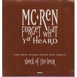 MC Ren Forget What Ya Heard Vinyl 12" USED