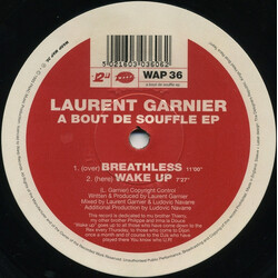 Laurent Garnier A Bout De Souffle EP Vinyl 12" USED