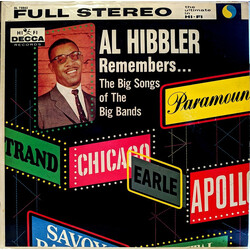 Al Hibbler Al Hibbler Remembers Vinyl LP USED