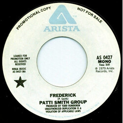 Patti Smith Group Frederick Vinyl 7" USED