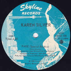 Karen Silver Fake (Special Re-Mix) / Can't Stop Dancing Vinyl 12" USED