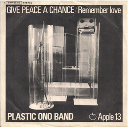 The Plastic Ono Band Give Peace A Chance Vinyl 7" USED