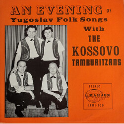 Kossovo Tamburitza Orchestra An Evening Of Yugoslav Folk Songs With The Vinyl LP USED