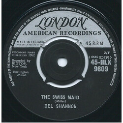 Del Shannon The Swiss Maid Vinyl 7" USED