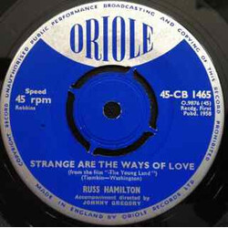 Russ Hamilton Strange Are The Ways Of Love Vinyl 7" USED