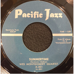 The Wes Montgomery Quartet Summertime Vinyl 7" USED