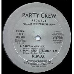 R.M.G. Sam's A Man / Don't  Drop The Soap Vinyl 12" USED
