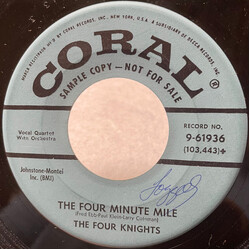 The Four Knights When Your Lover Has Gone Vinyl 7" USED