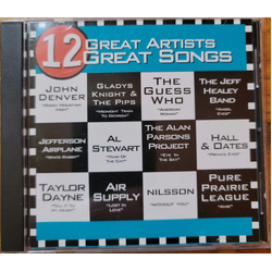 Various 12 Great Artists 12 Great Songs CD USED