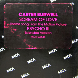 Carter Burwell Scream Of Love Vinyl 12" USED