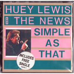 Huey Lewis & The News Simple As That Vinyl 7" USED