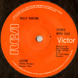 Dolly Parton Jolene Vinyl 7" USED