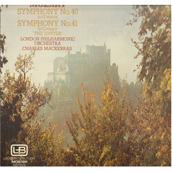 Wolfgang Amadeus Mozart / London Philharmonic Orchestra / Sir Charles Mackerras Symphony No. 40 In G Minor / Symphony No. 41 In C Major "The Jupiter" 