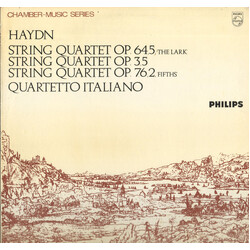 Joseph Haydn / Quartetto Italiano String Quartet Op. 64.5, The Lark; Op. 3.5; Op. 76.2, Fifths; Vinyl LP USED