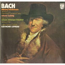 Wilhelm Friedemann Bach / Johann Ludwig Bach / Johann Christoph Friedrich Bach / English Chamber Orchestra / Raymond Leppard The Bach Family Vinyl LP 