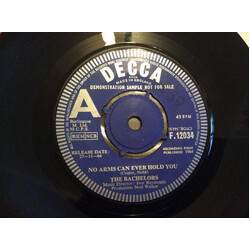 The Bachelors No Arms Can Ever Hold You Vinyl 7" USED