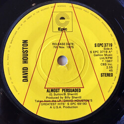 David Houston Almost Persuaded Vinyl 7" USED