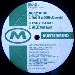Jigsy King Two Is A Couple (Remix) Vinyl 12" USED