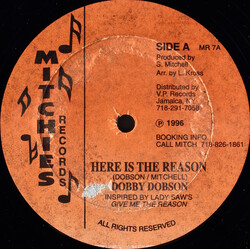 Dobby Dobson Here Is The Reason Vinyl 12" USED