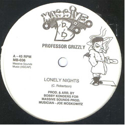 Professor Grizzly / Burro Banton Lonely Nights / Gunman Vinyl 12" USED