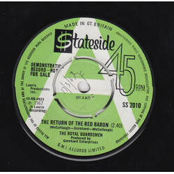 The Royal Guardsmen The Return Of The Red Baron Vinyl 7" USED