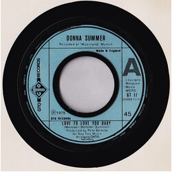 Donna Summer Love To Love You Baby USED VINYL 7INCH SINGLE 45 RPM