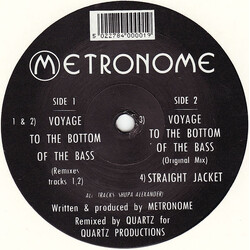 Metronome (2) Voyage To The Bottom Of The Bass Vinyl 12" USED