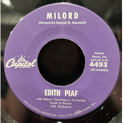 Edith Piaf / Franck Pourcel Et Son Grand Orchestre / Orchestre Robert Chauvigny Milord Vinyl 7" USED