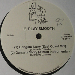 E. Play Smooth Gangsta Story Vinyl 12" USED
