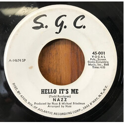 Nazz Hello It's Me Vinyl 7" USED