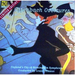 Jacques Offenbach / City Of Birmingham Symphony Orchestra / Louis Frémaux Offenbach Overtures Vinyl LP USED