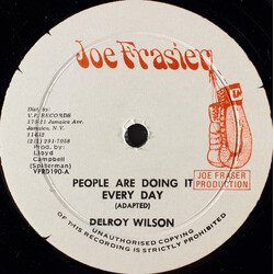 Delroy Wilson People Are Doing It Every Day Vinyl 12" USED