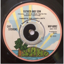 Cat Stevens Father And Son / Moon Shadow Vinyl 7" USED