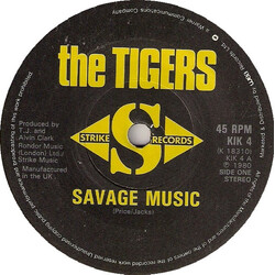 The Tigers (4) Savage Music / Ice Cold In Fulham Vinyl 7" USED