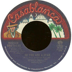 Hudson Brothers So You Are A Star Vinyl 7" USED