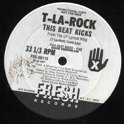 T La Rock This Beat Kicks / Scratch Monopoly Vinyl 12" USED