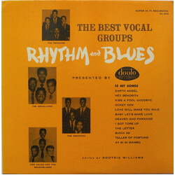 Various The Best Vocal Groups - Rhythm And Blues Vinyl LP USED
