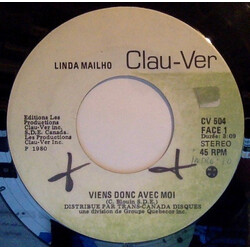 Linda Mailho Viens Donc Avec Moi Vinyl 7" USED