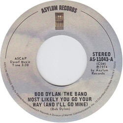 Bob Dylan / The Band Most Likely You Go Your Way (And I'll Go Mine) Vinyl 7" USED